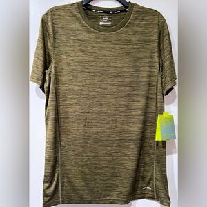 TEK GEAR short sleeve shirt DRY TEK. Men’s Small Brown. Brand new with tags.